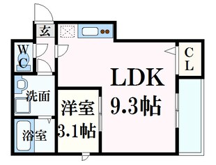 Grandtic　espoirの物件間取画像